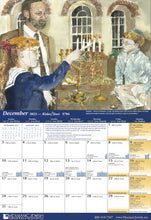 Load image into Gallery viewer, Calendar: David and Martha Stern, Family and Friends Celebrate the Holidays. In Loving Memory of David H. Stern  2023-2024